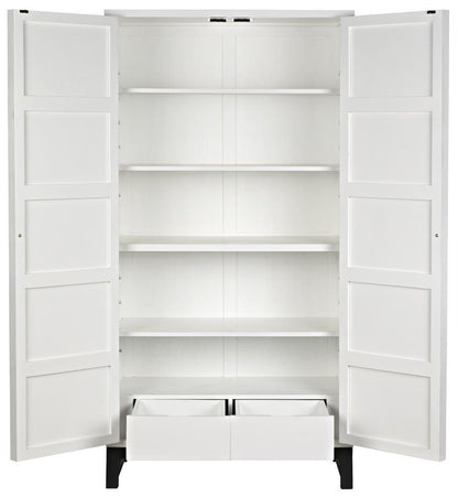 Noir Maharadscha Hutch, Small Solid White