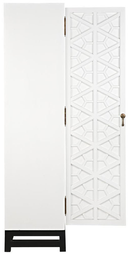 Noir Maharadscha Hutch, Small Solid White