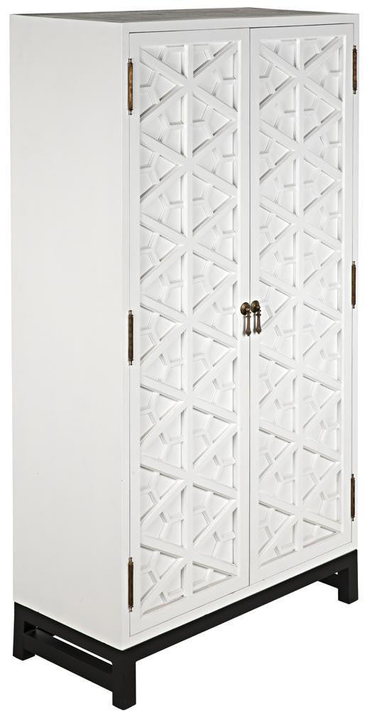 Noir Maharadscha Hutch, Small Solid White
