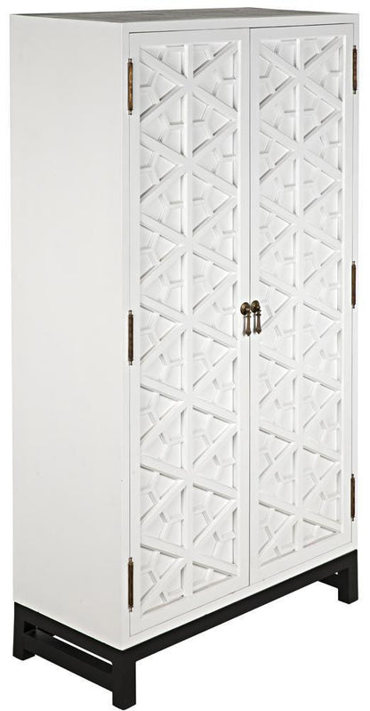 Noir Maharadscha Hutch, Small Solid White
