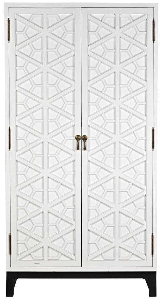 Noir Maharadscha Hutch, Small Solid White