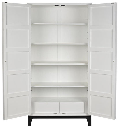 Noir Maharadscha Hutch, Small Solid White