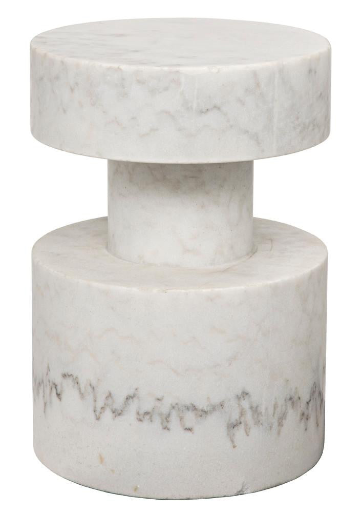 Noir Mamud Side Table White