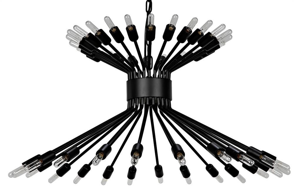 Noir Mancini Chandelier Matte Black