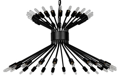 Noir Mancini Chandelier Matte Black