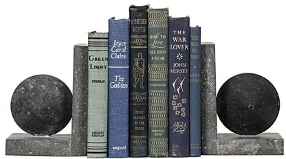 Noir Marble Bookends Natural