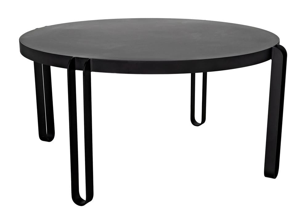 Noir Marcellus Dining Table Black