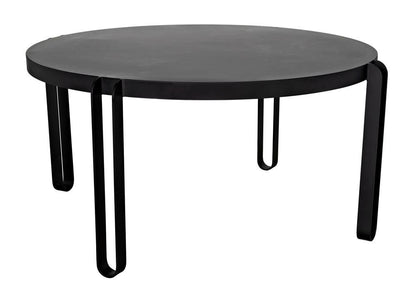 Noir Marcellus Dining Table Black