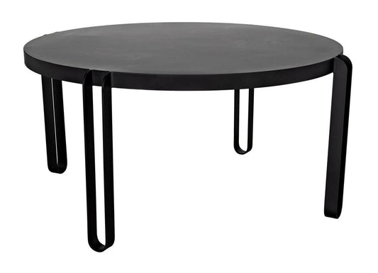 Noir Marcellus Dining Table Black