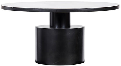 Noir Marlow Dining Table Matte Black