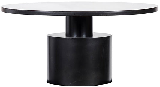 Noir Marlow Dining Table Matte Black
