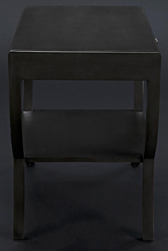 Noir Maude Side Table, 1-Drawer, Pale, 28.5"H (GTAB711P YUU6013NRY)