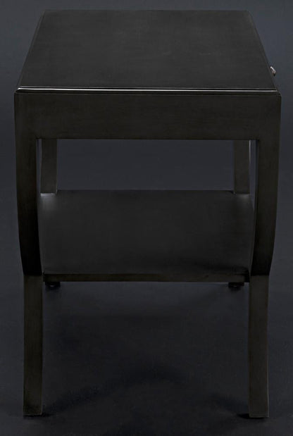 Noir Maude Side Table, 1-Drawer, Pale, 28.5"H (GTAB711P YUU6013NRY)