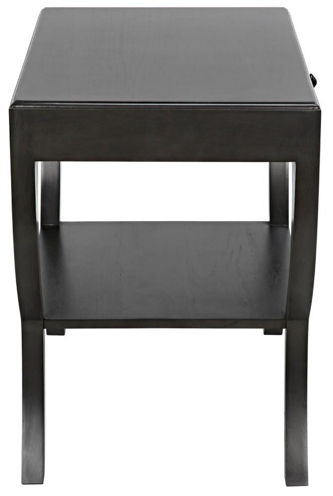 Noir Maude Side Table, 1-Drawer, Pale, 28.5"H (GTAB711P YUU6013NRY)
