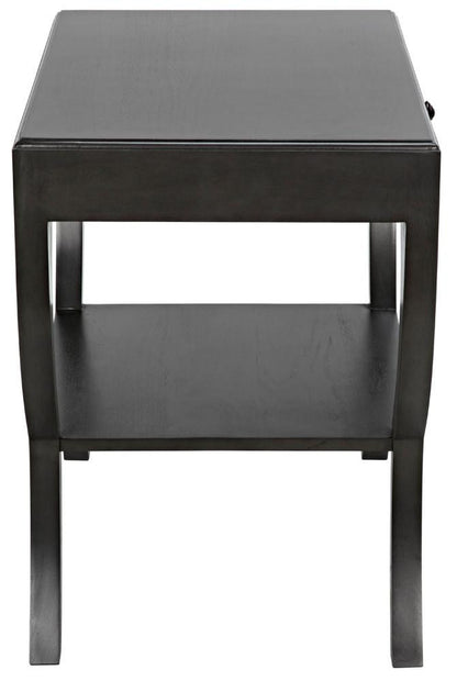 Noir Maude Side Table, 1-Drawer, Pale, 28.5"H (GTAB711P YUU6013NRY)