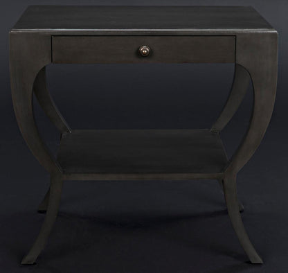 Noir Maude Side Table, 1-Drawer, Pale, 28.5"H (GTAB711P YUU6013NRY)