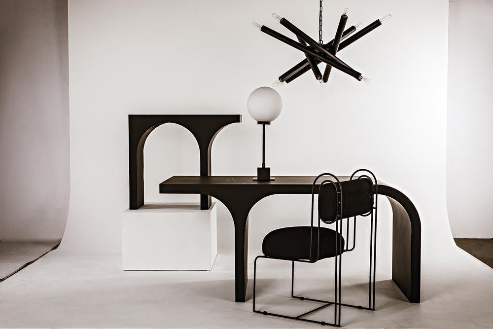 Noir Maximus Console/Side Table