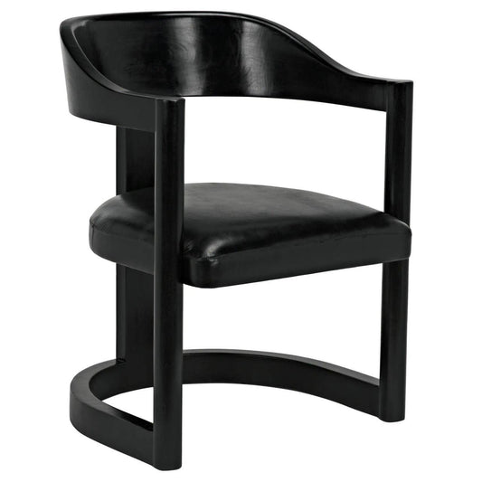 Noir McCormick Chair Black Charcoal, Black