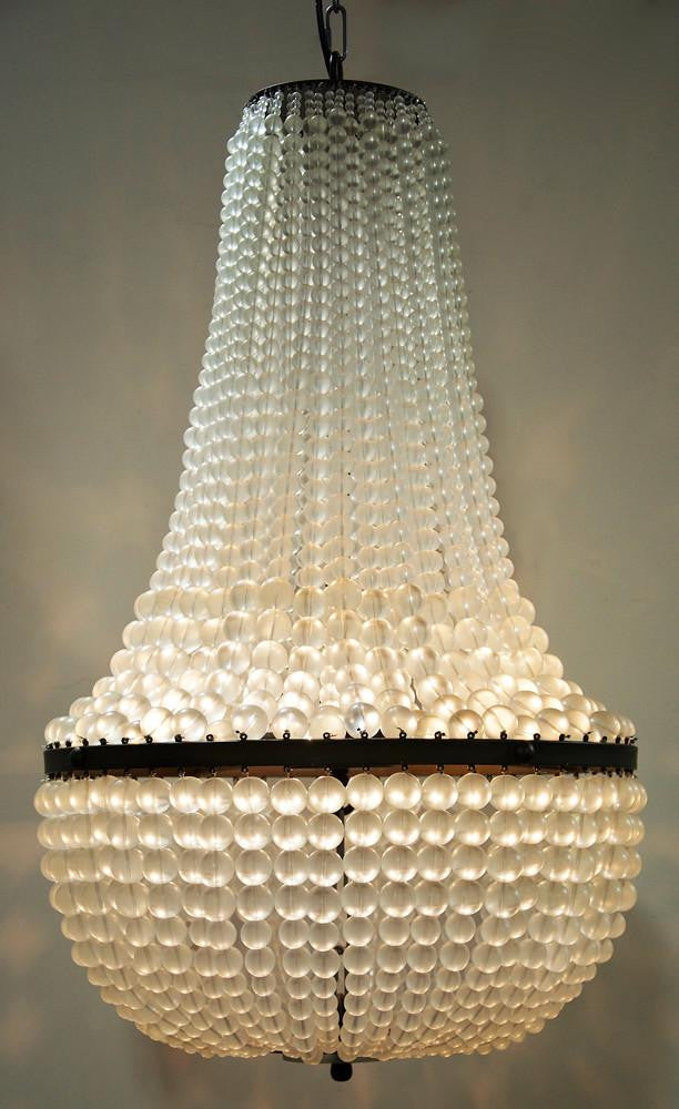 Noir Mist Chandelier Matte Black