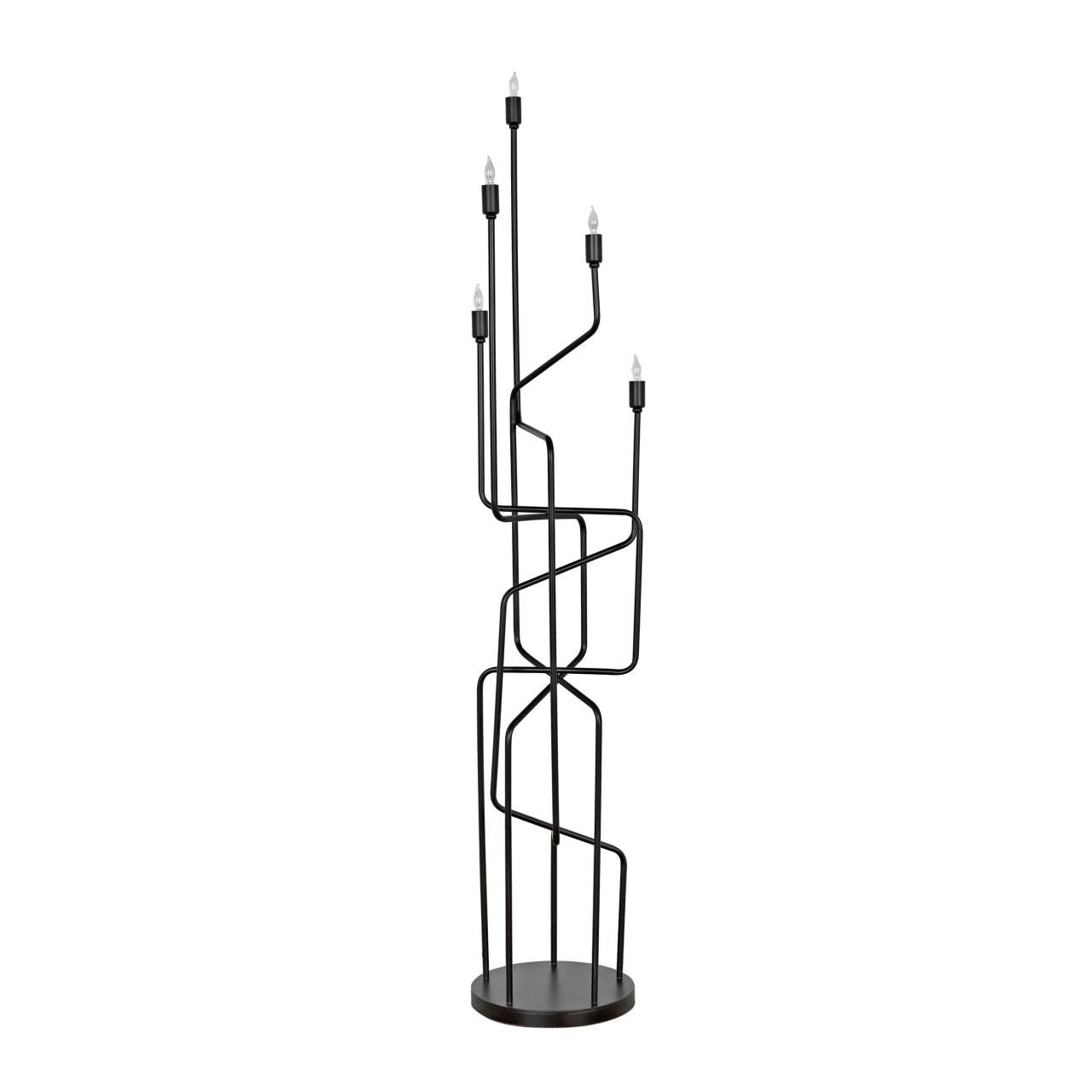 Noir Moriarty Floor Lamp