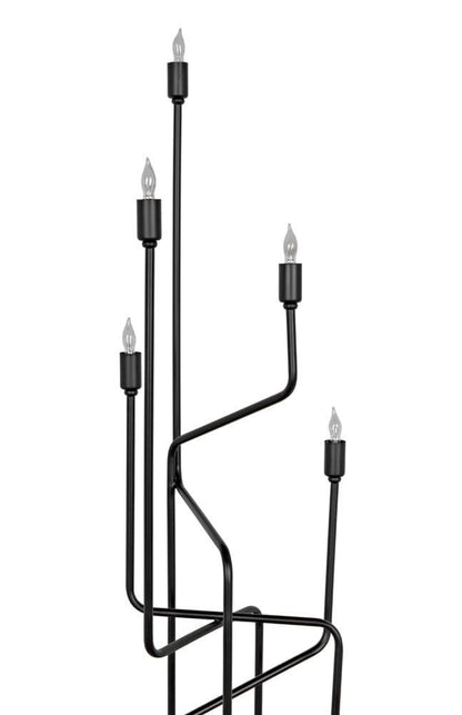 Noir Moriarty Floor Lamp