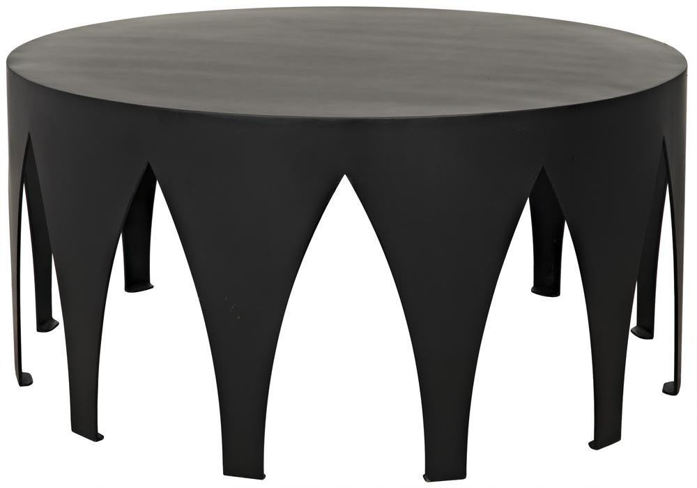 Noir Morocco Coffee Table Matte Black