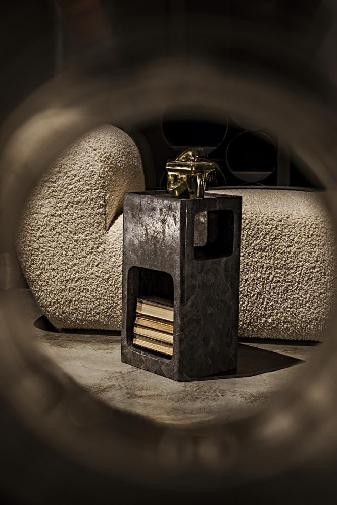 Noir Murakami Side Table AM-314BM