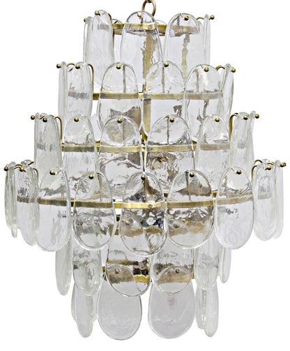 Noir Mystic Chandelier Antique Brass