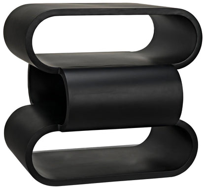 Noir Nada Side Table Matte Black