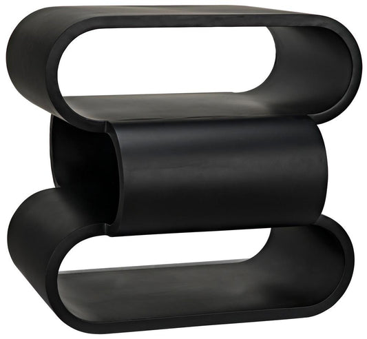 Noir Nada Side Table Matte Black