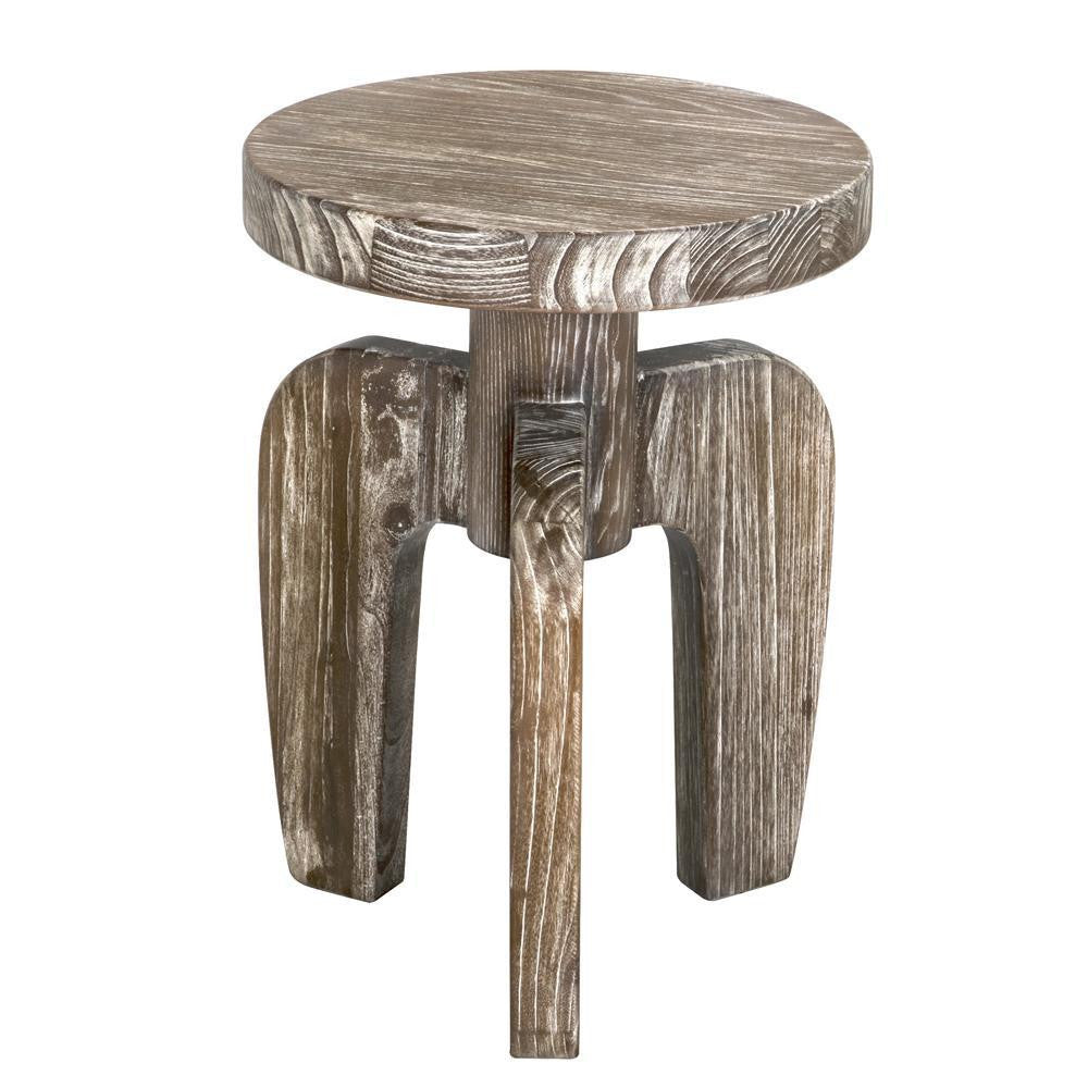 Noir New Shizue Small Side Table Distressed Mindi