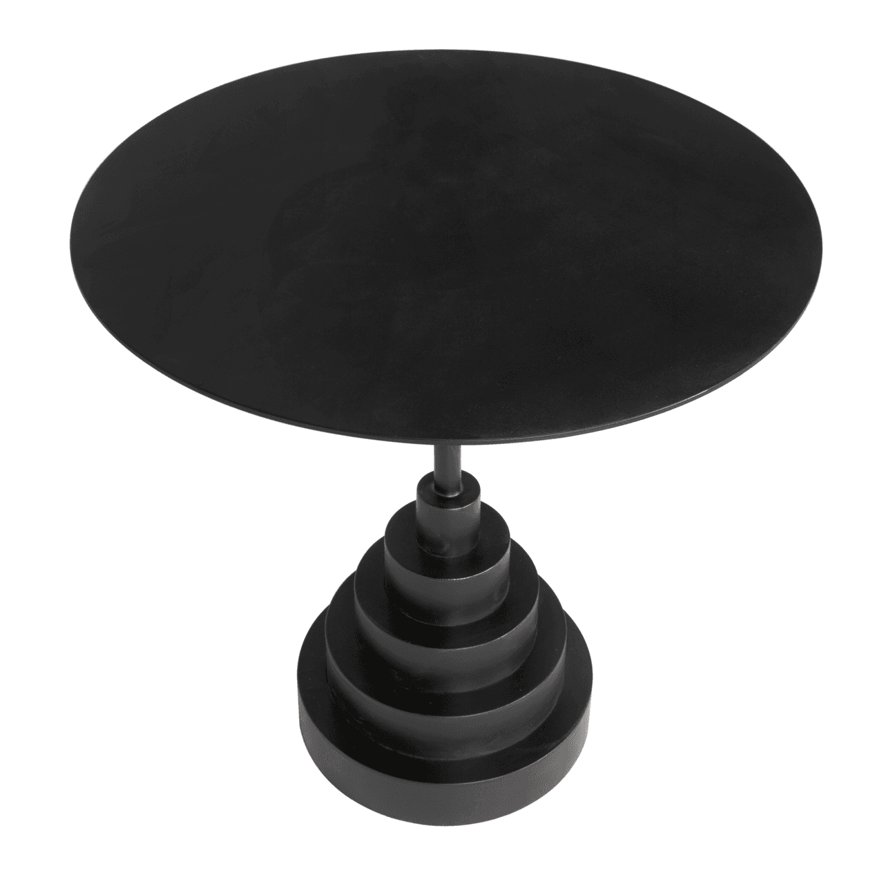 Noir Nova Round Side Table