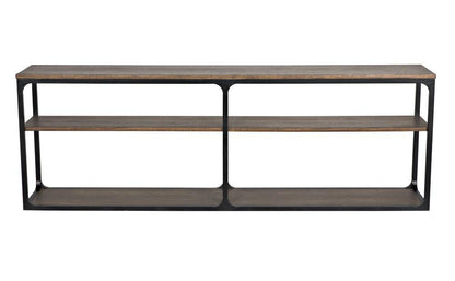 Noir Novie Console Dark Walnut