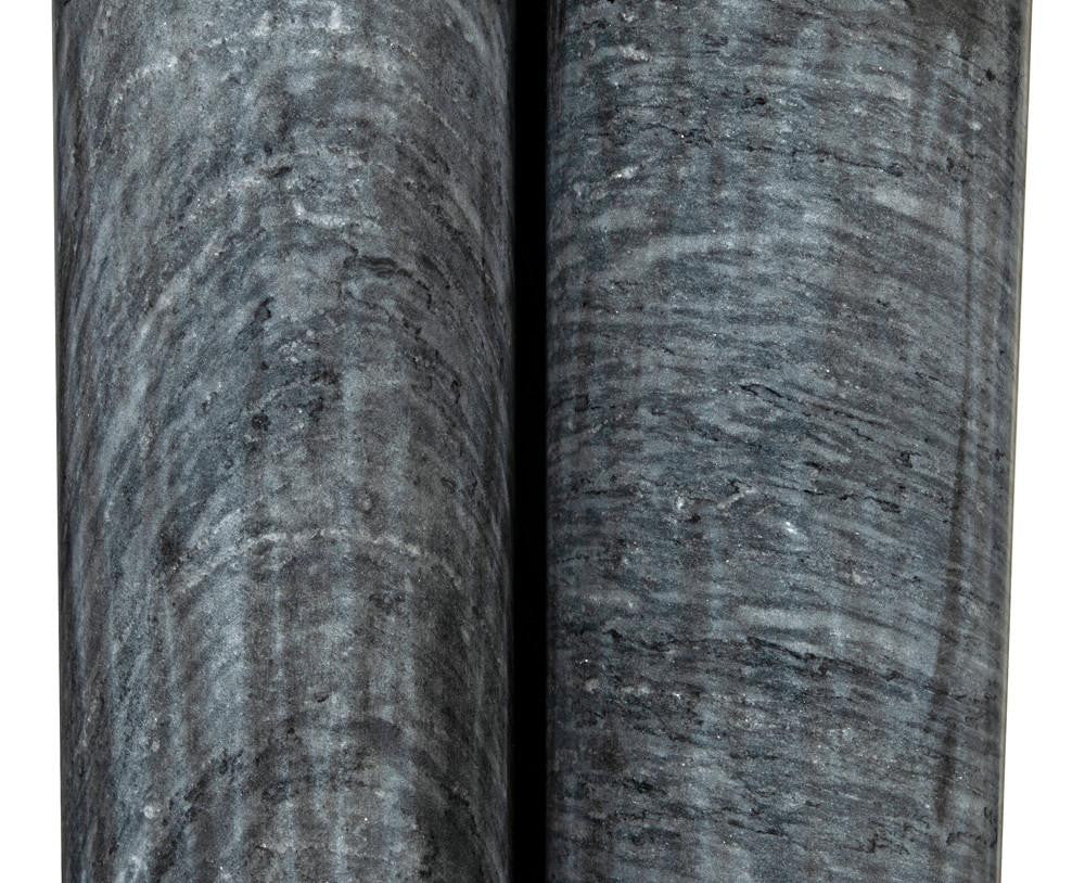 Noir Nox Side Table, Black Marble, 22"H (GTAB977B YUU6013NTE)