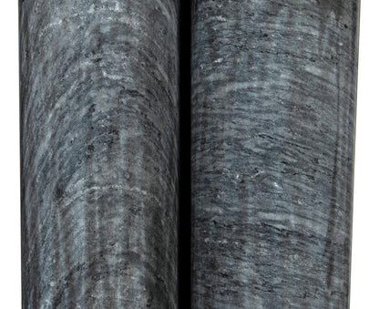 Noir Nox Side Table, Black Marble, 22"H (GTAB977B YUU6013NTE)