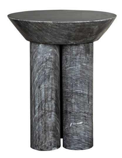 Noir Nox Side Table, Black Marble, 22"H (GTAB977B YUU6013NTE)