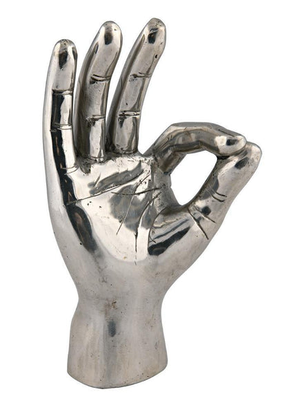 Noir Ok Sign Sculpture