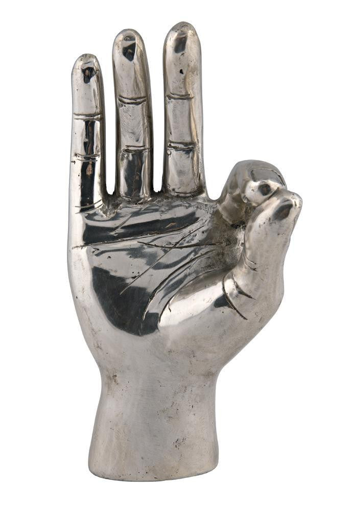 Noir Ok Sign Sculpture