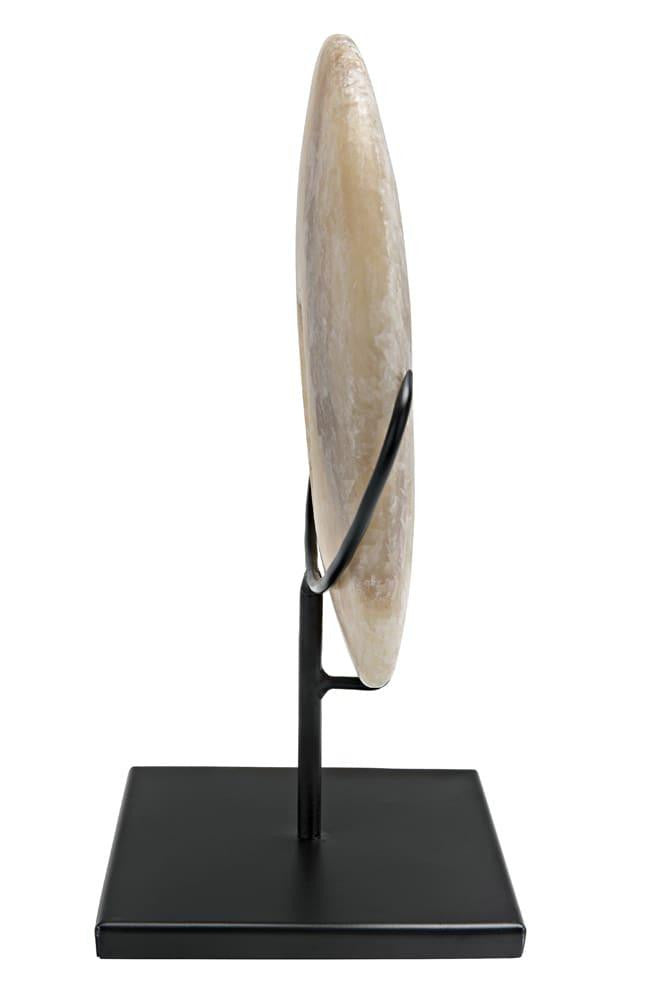 Noir Onyx On Stand Sculpture, Matte Black Base, 10.5"W (AM-40B YUU6013FXA)