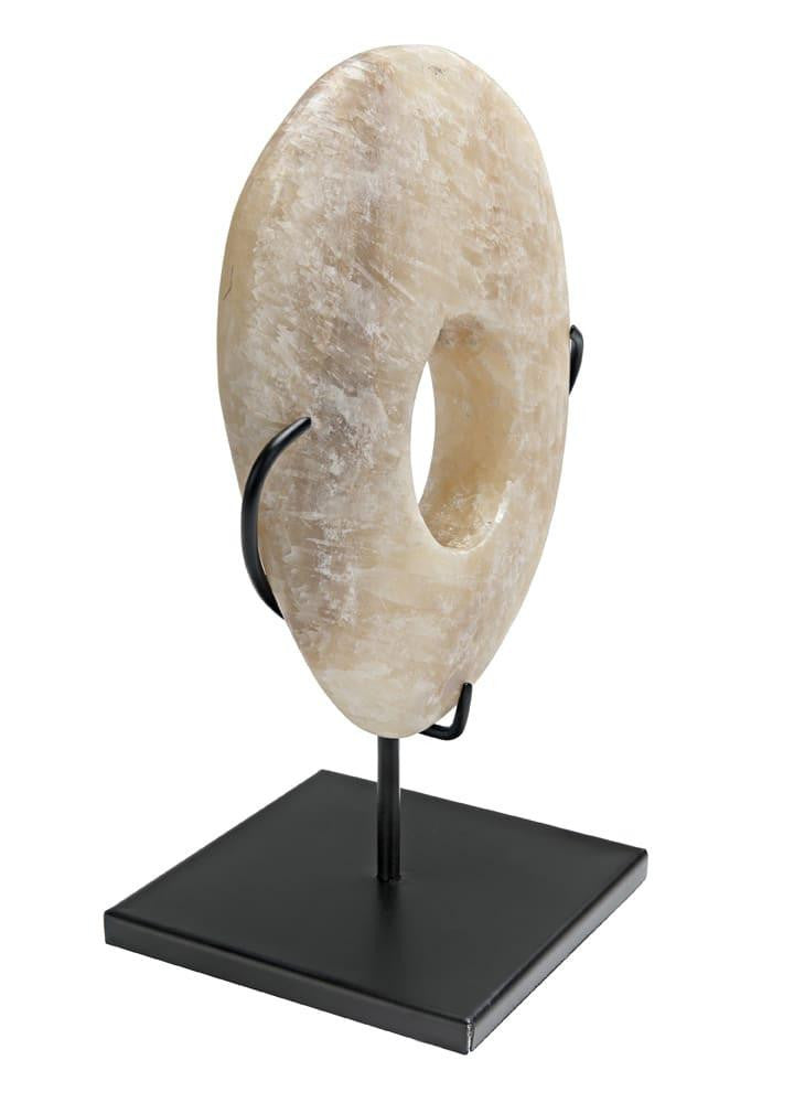 Noir Onyx On Stand Sculpture, Matte Black Base, 10.5"W (AM-40B YUU6013FXA)