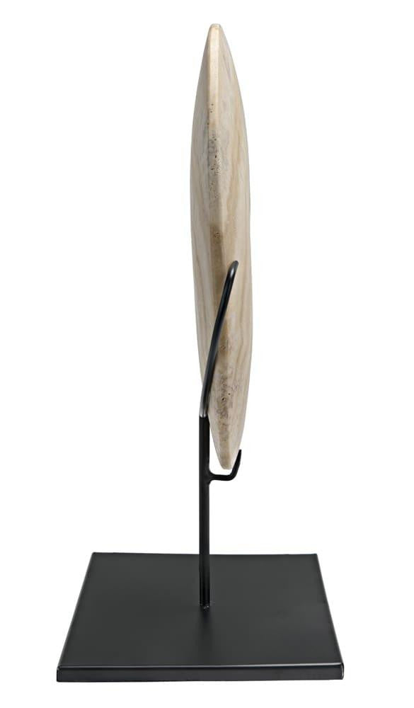 Noir Onyx On Stand Sculpture, Matte Black Base, 12"W (AM-40A YUU6013FX9)