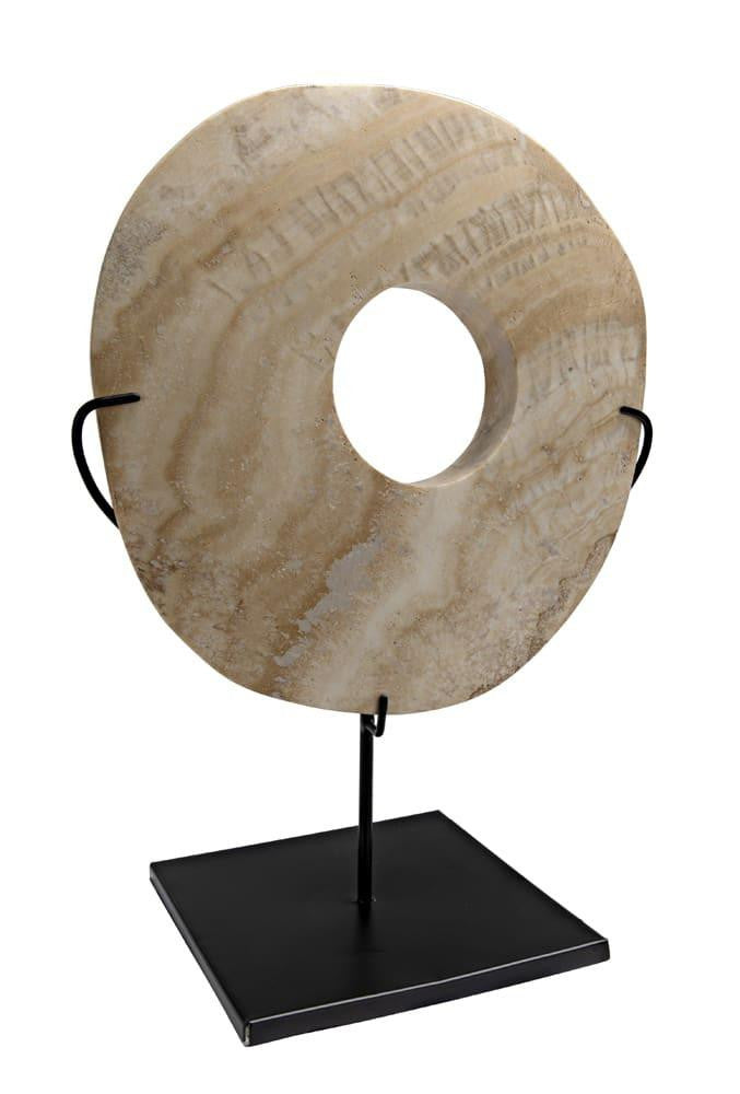 Noir Onyx On Stand Sculpture, Matte Black Base, 12"W (AM-40A YUU6013FX9)