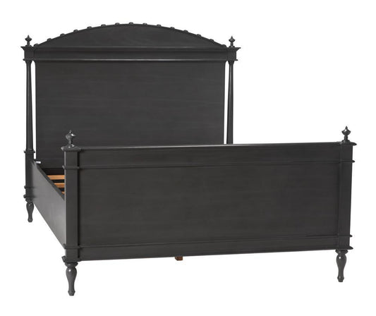 Noir Owen Bed, Queen , Pale