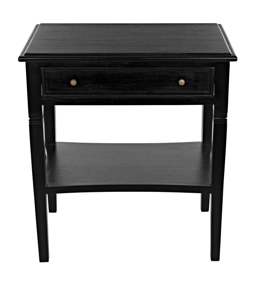 Noir Oxford Side Table White Wash