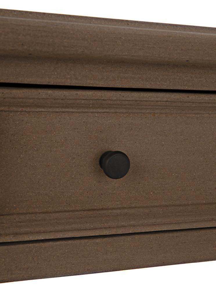 Noir Oxford Side Table, 1-Drawer, Weathered, 30"H (GTAB247WEA YUU6013NTL)
