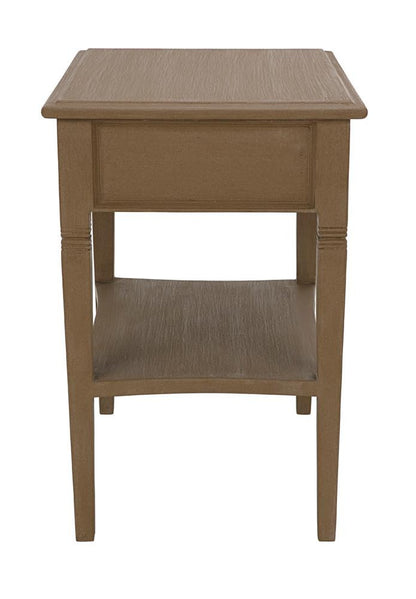 Noir Oxford Side Table, 1-Drawer, Weathered, 30"H (GTAB247WEA YUU6013NTL)