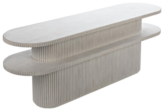 Noir Parker Console White Wash