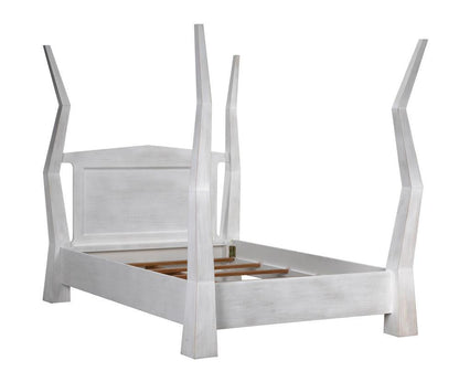 Patras Bed, Queen, Hand Rubbed Black