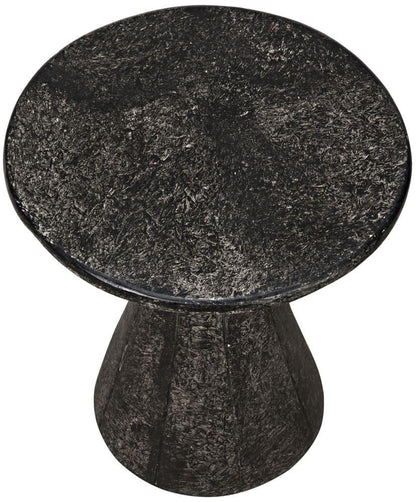 Noir Pedestal Side Table