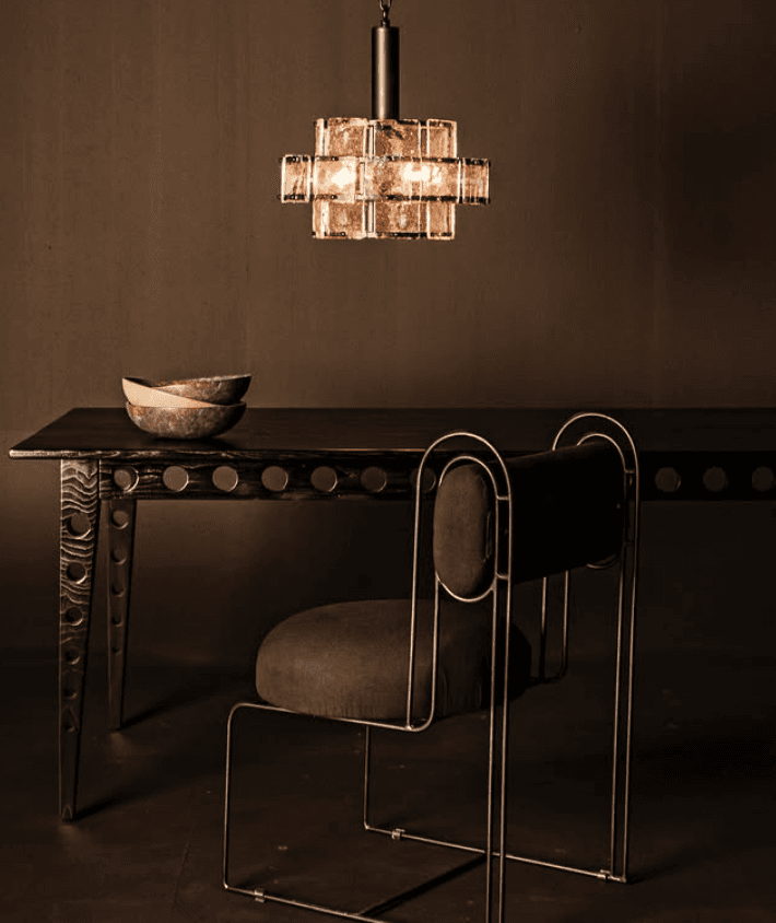 Noir Pericles Dining Table